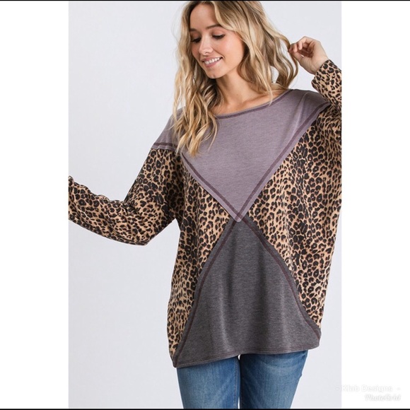 NEW! Animal Print Super Soft Top - Picture 4 of 8